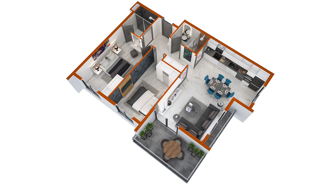 Ultra-Luxury Apartments for Sale in the Heart of Mahmutlar Alanya - 40160