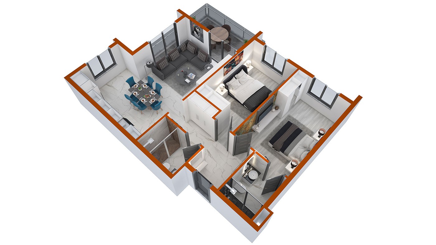 Ultra-Luxury Apartments for Sale in the Heart of Mahmutlar Alanya - 40161
