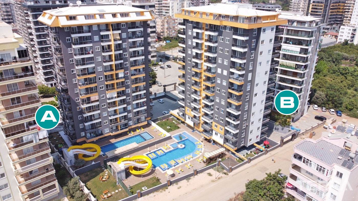 Ultra-Luxury Apartments for Sale in the Heart of Mahmutlar Alanya - 100043
