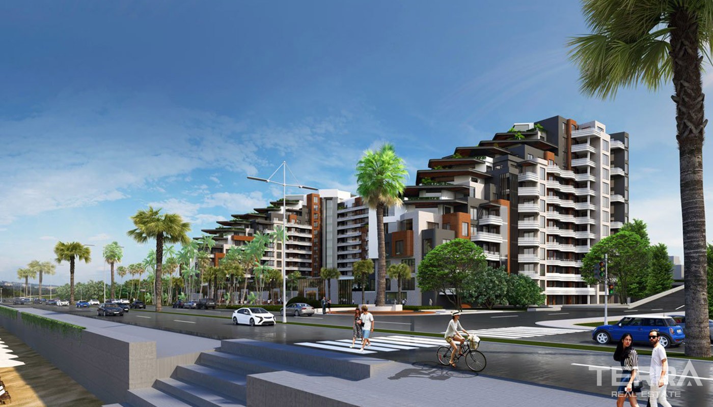 Seafront Apartments for Sale in Sunis Blue Residence in Konyaaltı - 40603