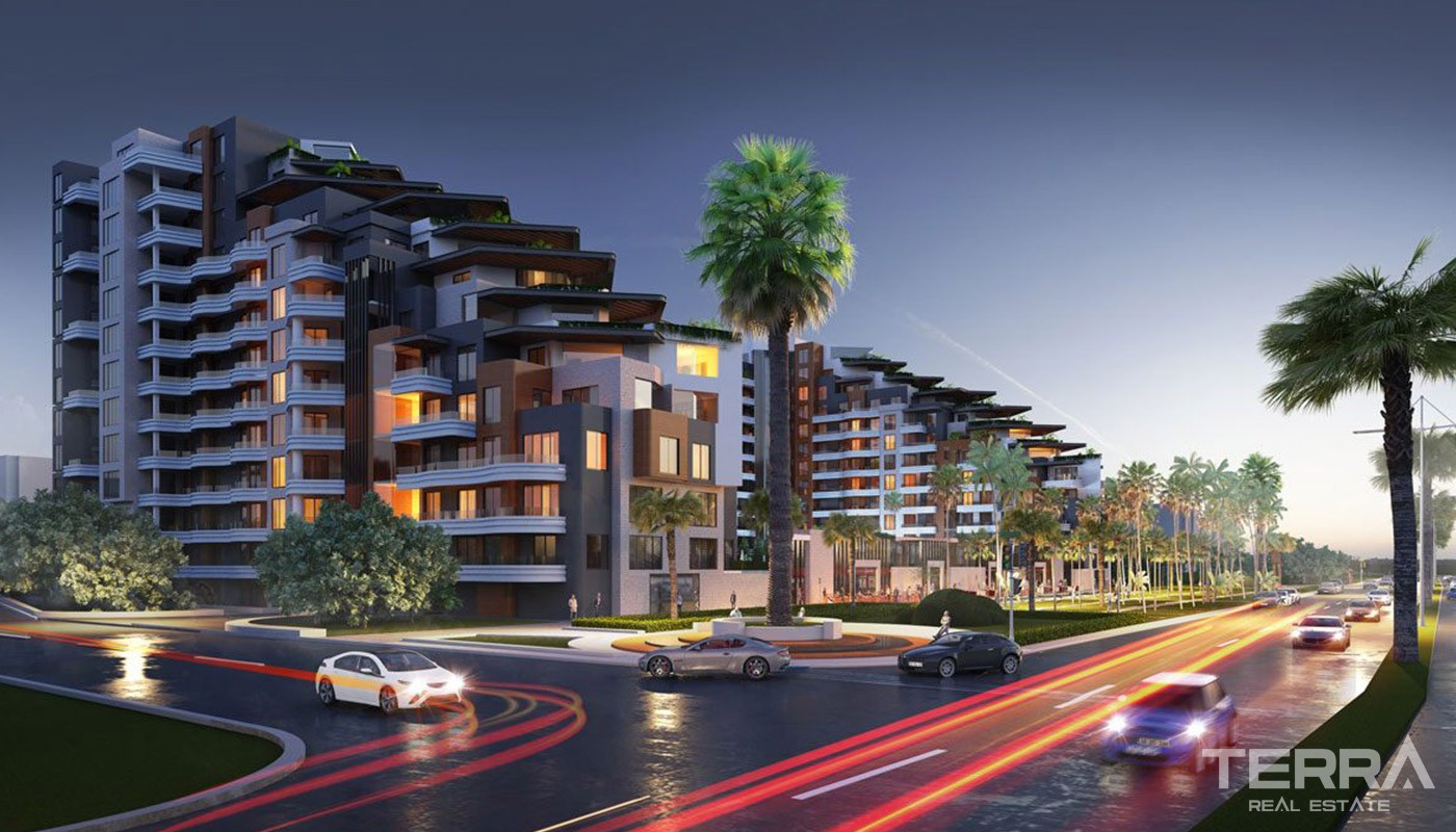 Seafront Apartments for Sale in Sunis Blue Residence in Konyaaltı - 40605