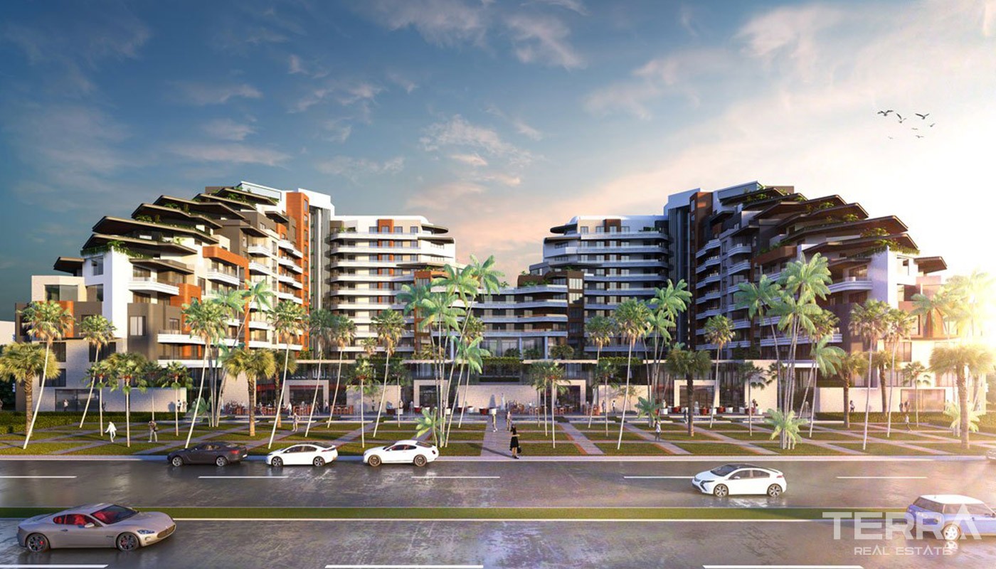 Seafront Apartments for Sale in Sunis Blue Residence in Konyaaltı - 40606