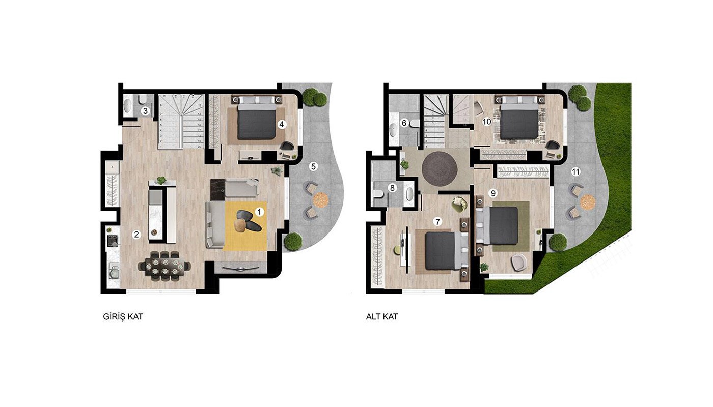 Seafront Apartments for Sale in Sunis Blue Residence in Konyaaltı - 40613