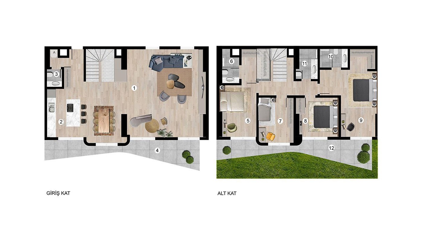 Seafront Apartments for Sale in Sunis Blue Residence in Konyaaltı - 40615