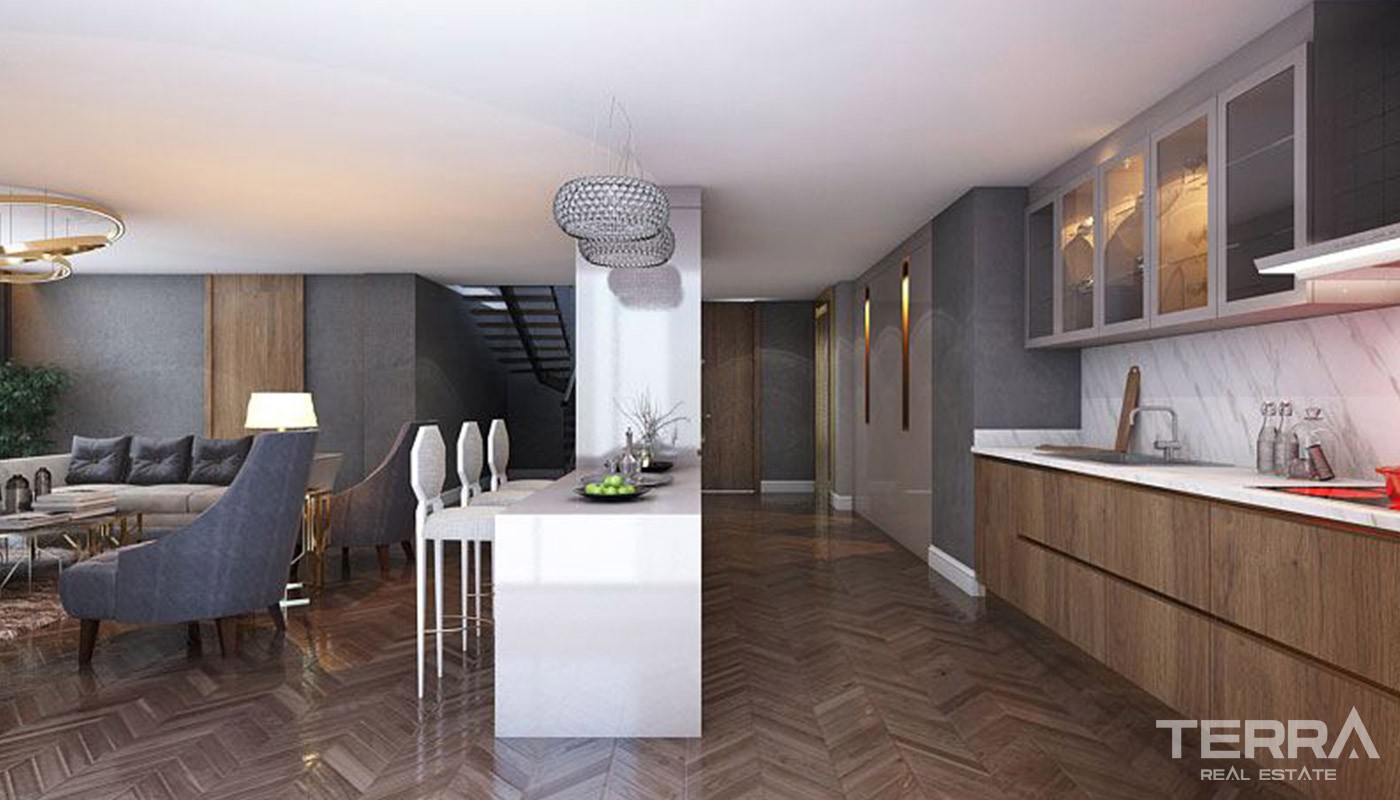 Seafront Apartments for Sale in Sunis Blue Residence in Konyaaltı - 40620