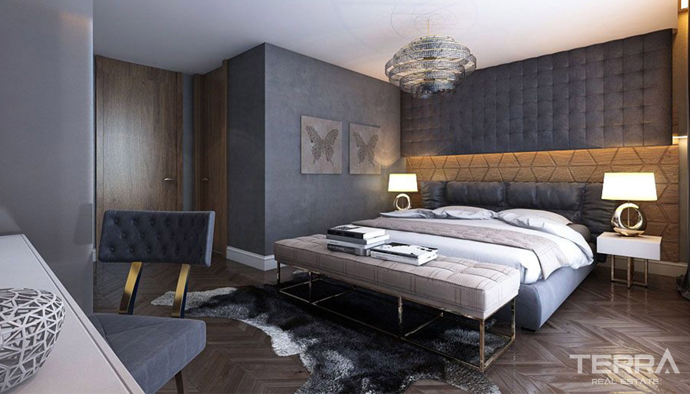 Seafront Apartments for Sale in Sunis Blue Residence in Konyaaltı - 40621