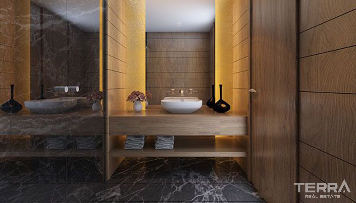 Seafront Apartments for Sale in Sunis Blue Residence in Konyaaltı - 40623