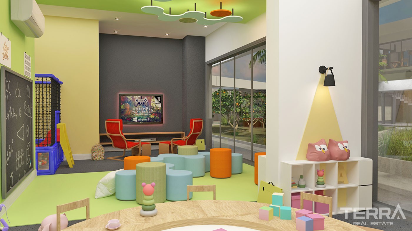 Modern Apartments with Green Areas in Green Life Oba Residence - 40707