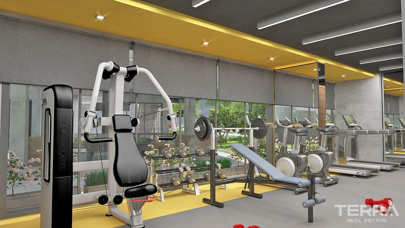 Modern Apartments with Green Areas in Green Life Oba Residence - 40710