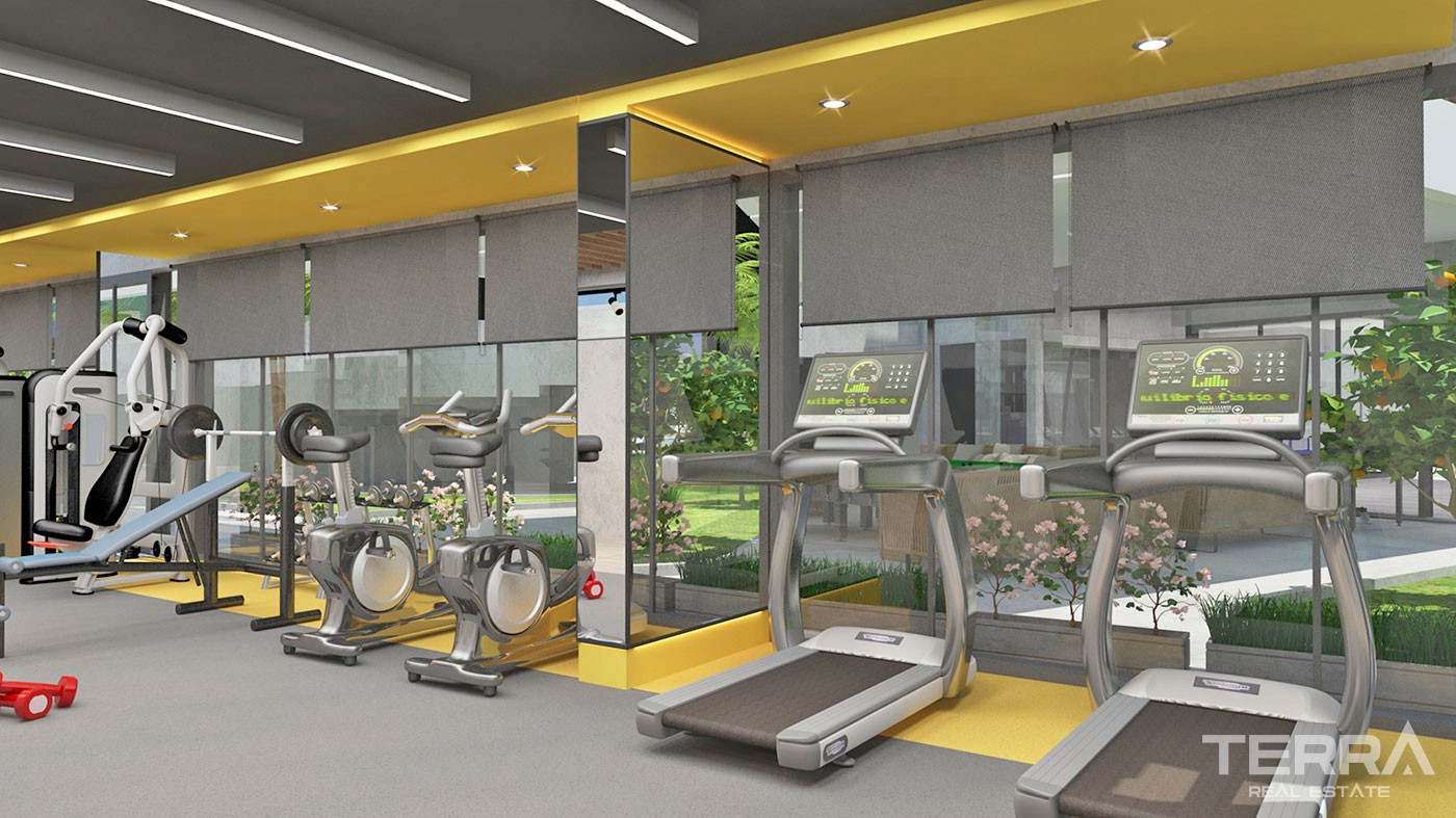 Modern Apartments with Green Areas in Green Life Oba Residence - 40711