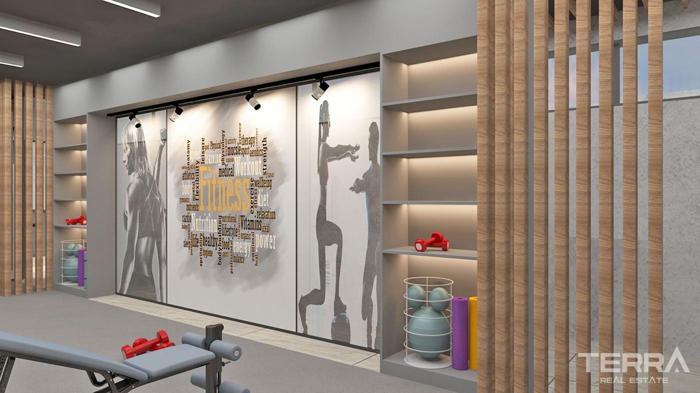 Modern Apartments with Green Areas in Green Life Oba Residence - 40713