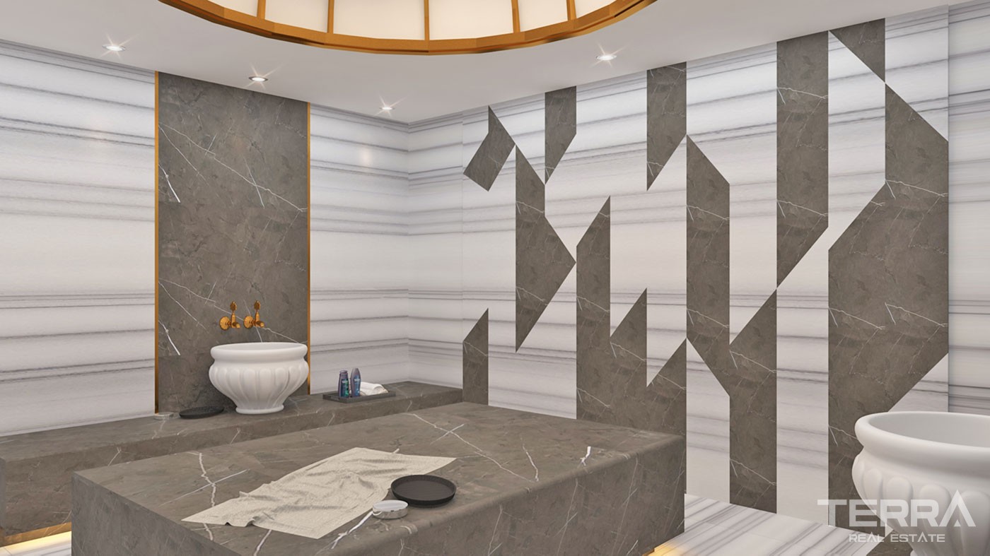 Modern Apartments with Green Areas in Green Life Oba Residence - 40717