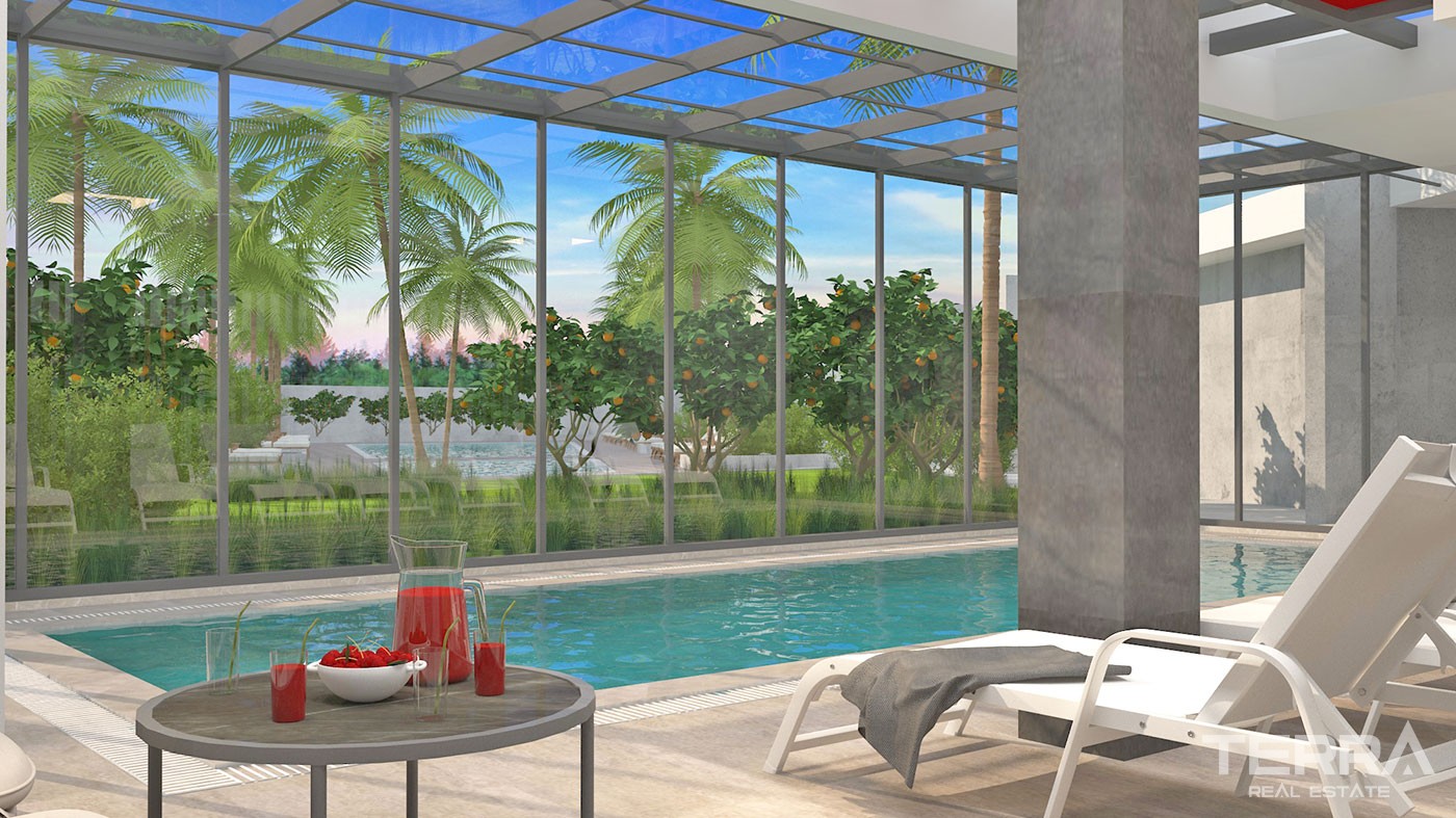 Modern Apartments with Green Areas in Green Life Oba Residence - 40720