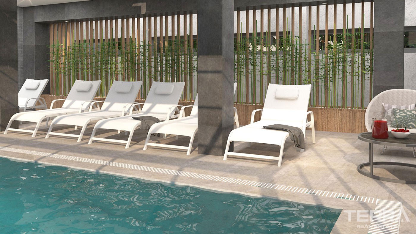 Modern Apartments with Green Areas in Green Life Oba Residence - 40721