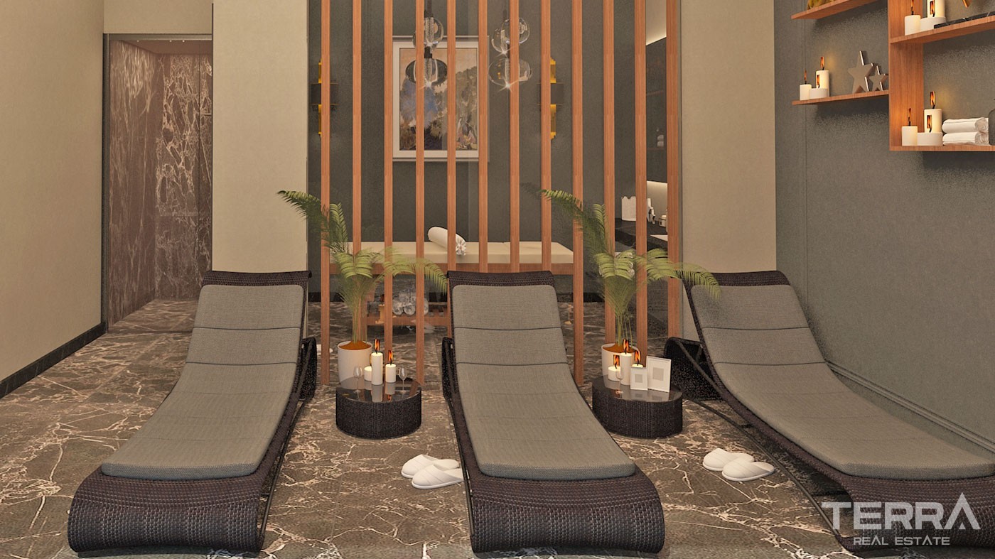 Modern Apartments with Green Areas in Green Life Oba Residence - 40722