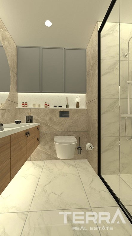 Modern Apartments with Green Areas in Green Life Oba Residence - 40725