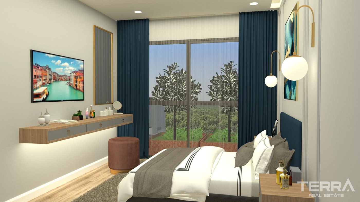 Modern Apartments with Green Areas in Green Life Oba Residence - 40730