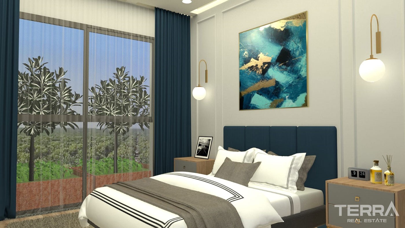 Modern Apartments with Green Areas in Green Life Oba Residence - 40731