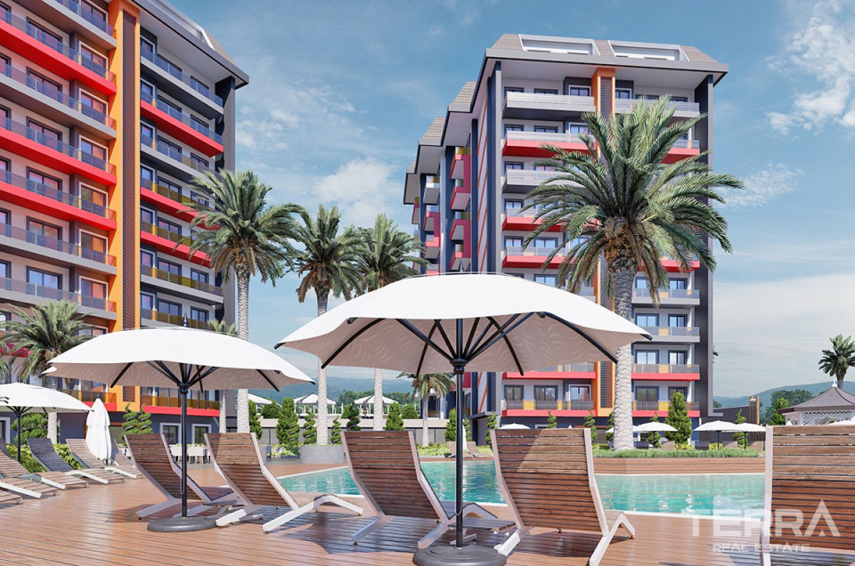 Brand New Bargain Apartments for Sale in Avsallar Alanya