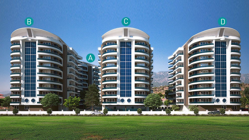 Crown City – Apartments for Sale in Avsallar Alanya - 234