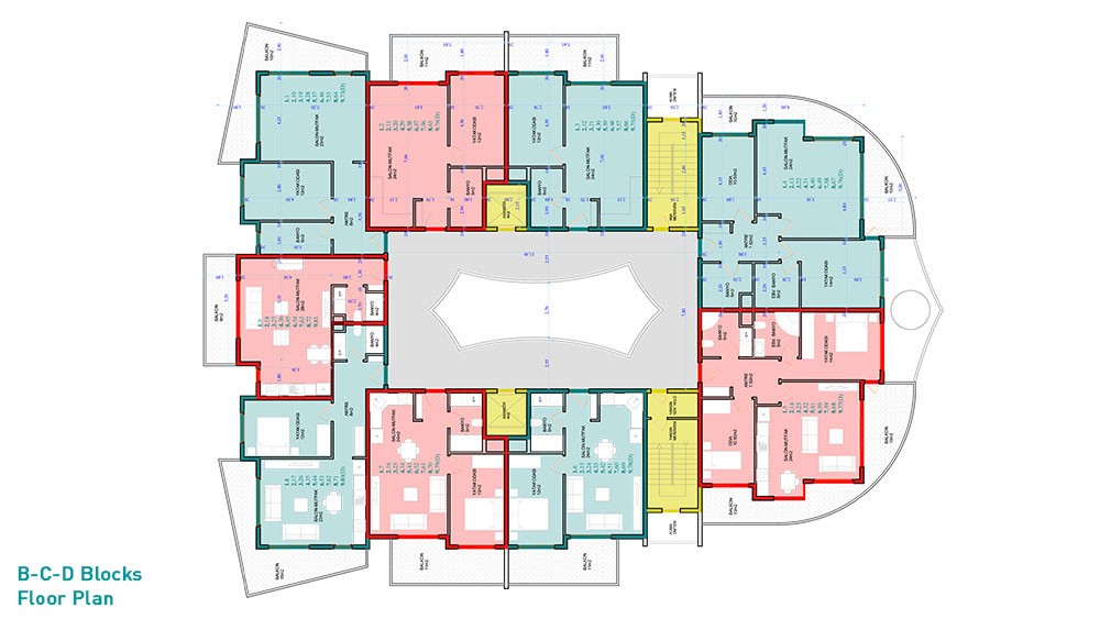 Crown City – Apartments for Sale in Avsallar Alanya - 239