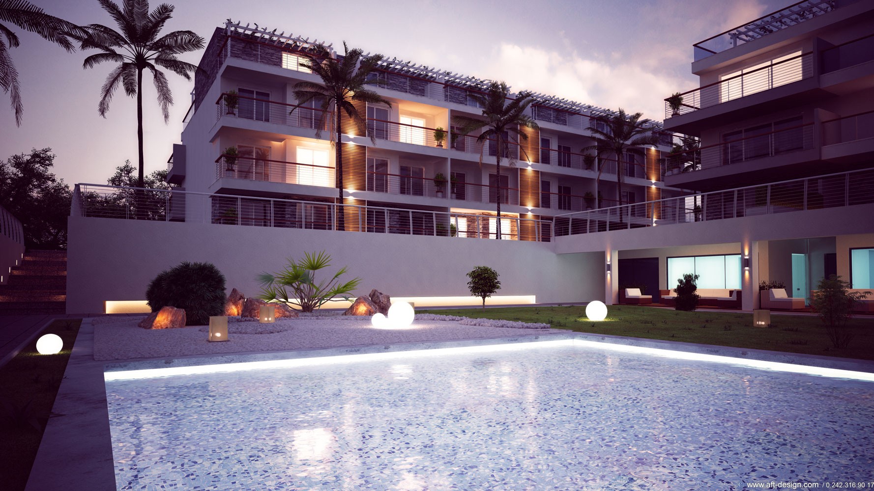 Exclusive Apartments in Nympheum Apartment Complex in Side - 260