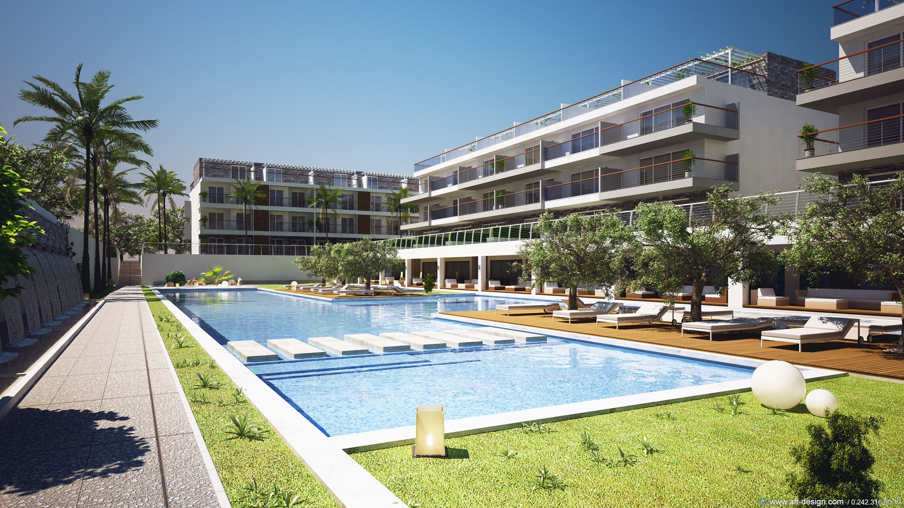 Exclusive Apartments in Nympheum Apartment Complex in Side - 262