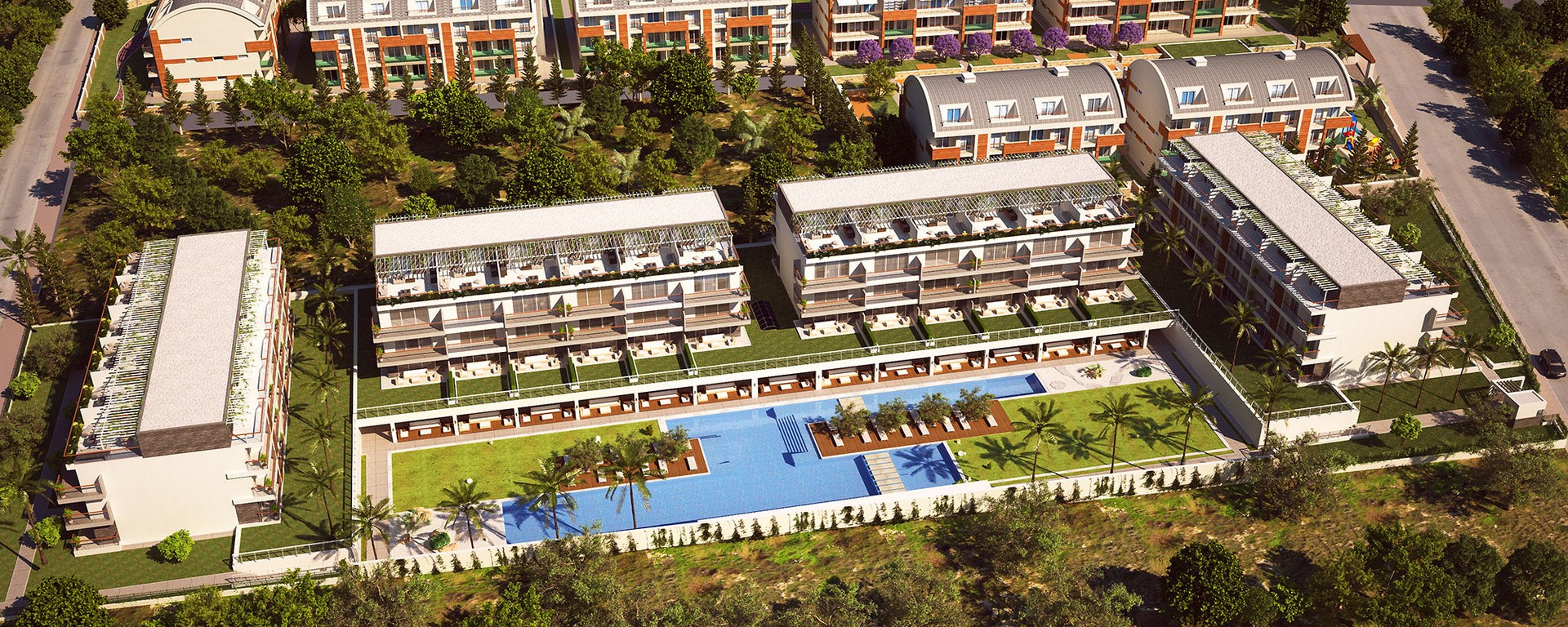 Exclusive Apartments in Nympheum Apartment Complex in Side - 263