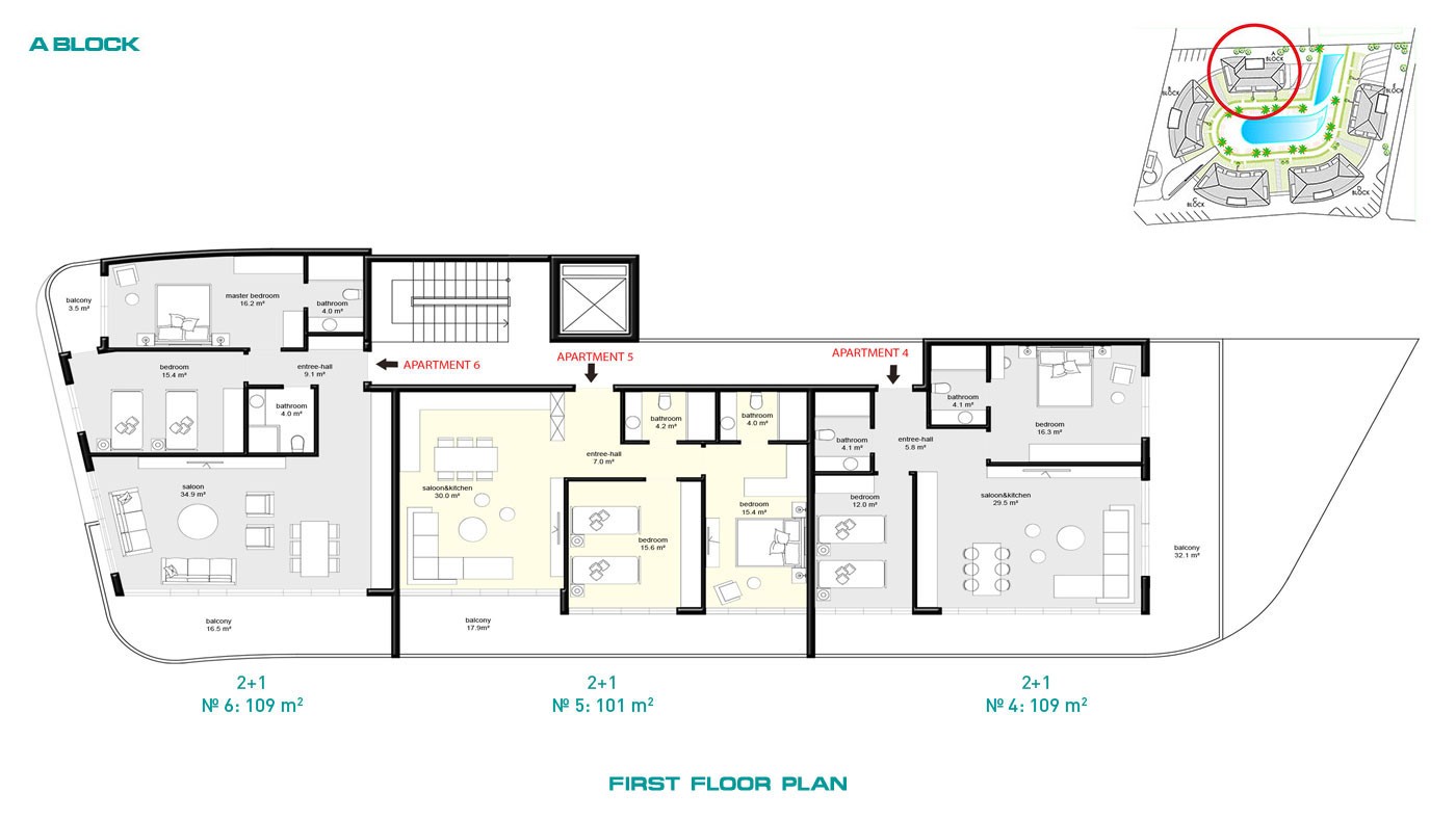 Sol Garden – Exclusive Apartments for Sale in Oba, Alanya, Turkey - 44670