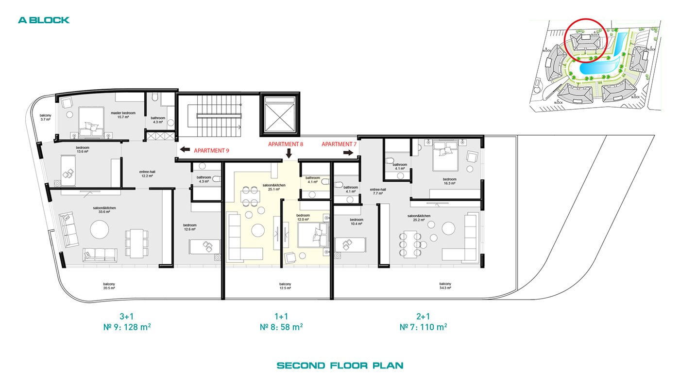 Sol Garden – Exclusive Apartments for Sale in Oba, Alanya, Turkey - 44672