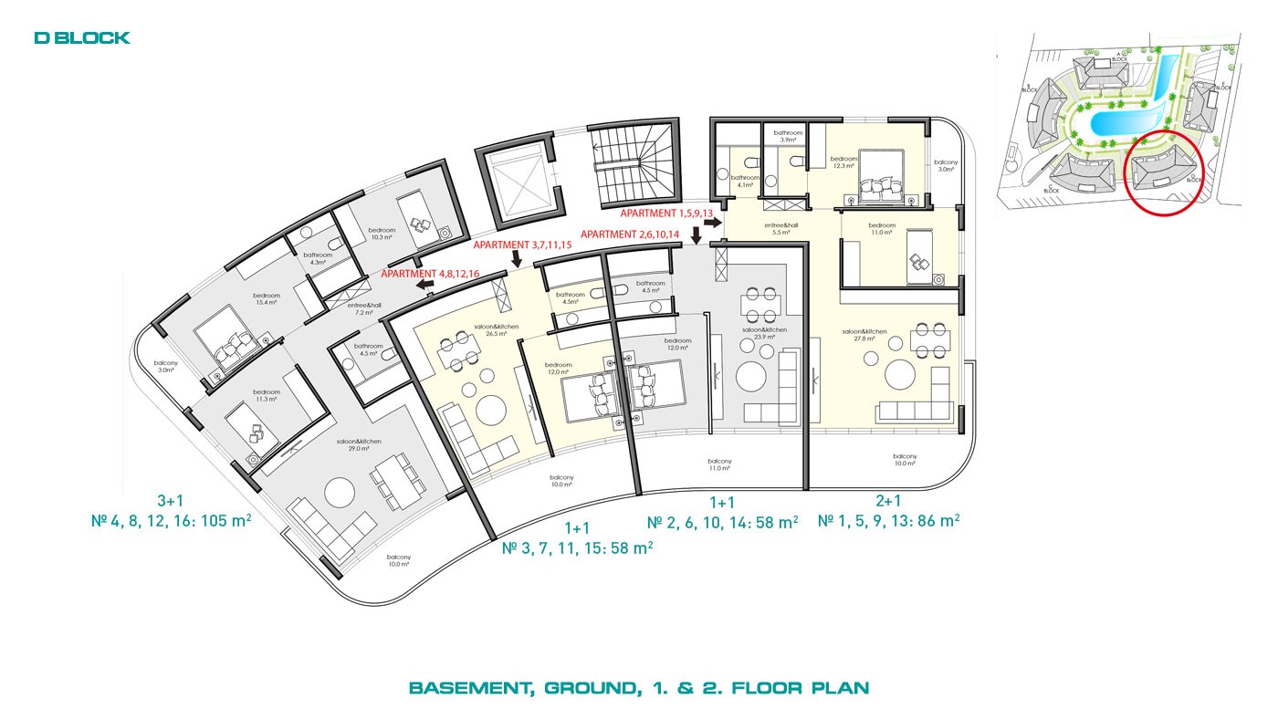 Sol Garden – Exclusive Apartments for Sale in Oba, Alanya, Turkey - 44675