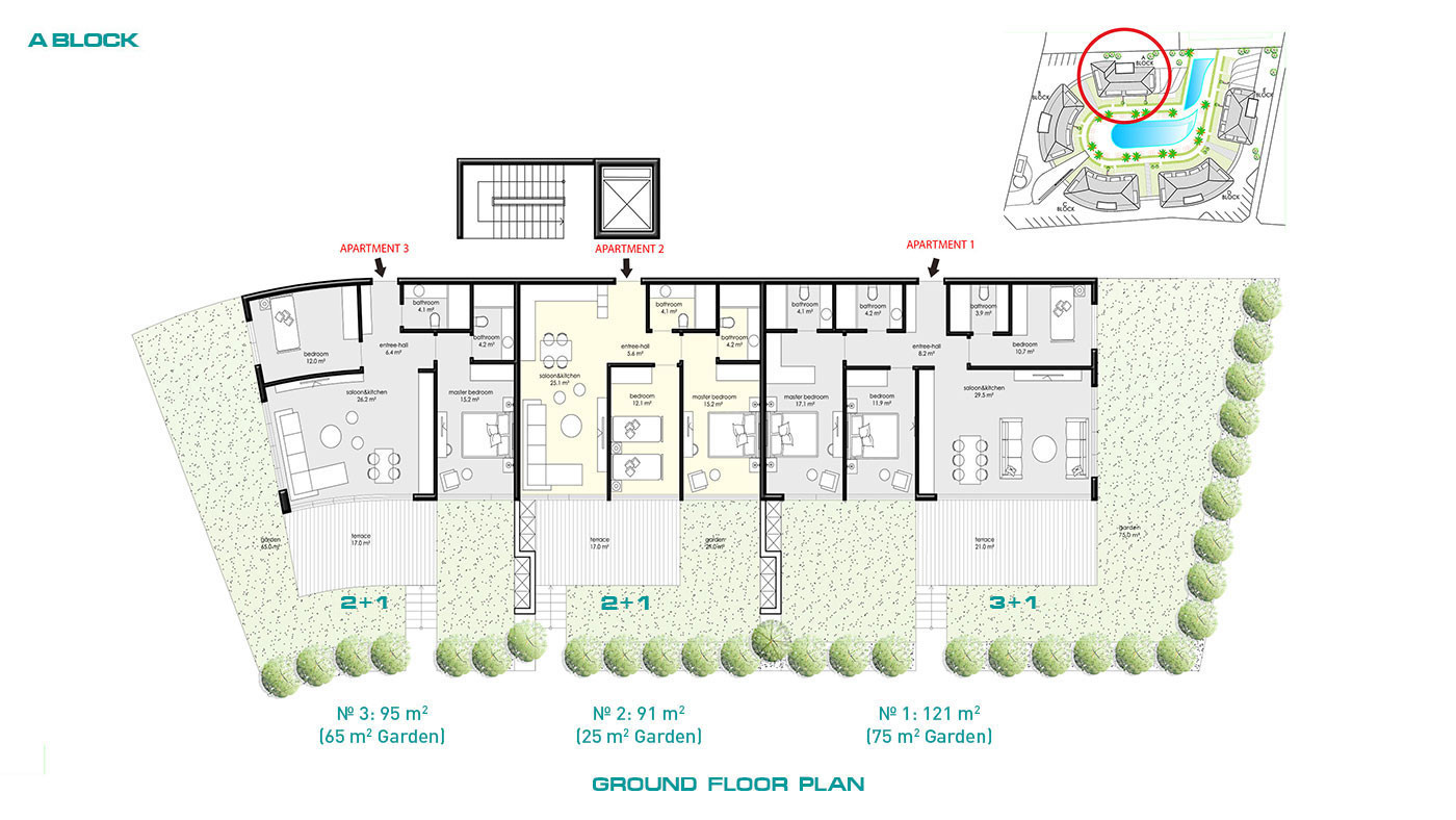 Sol Garden – Exclusive Apartments for Sale in Oba, Alanya, Turkey - 59427