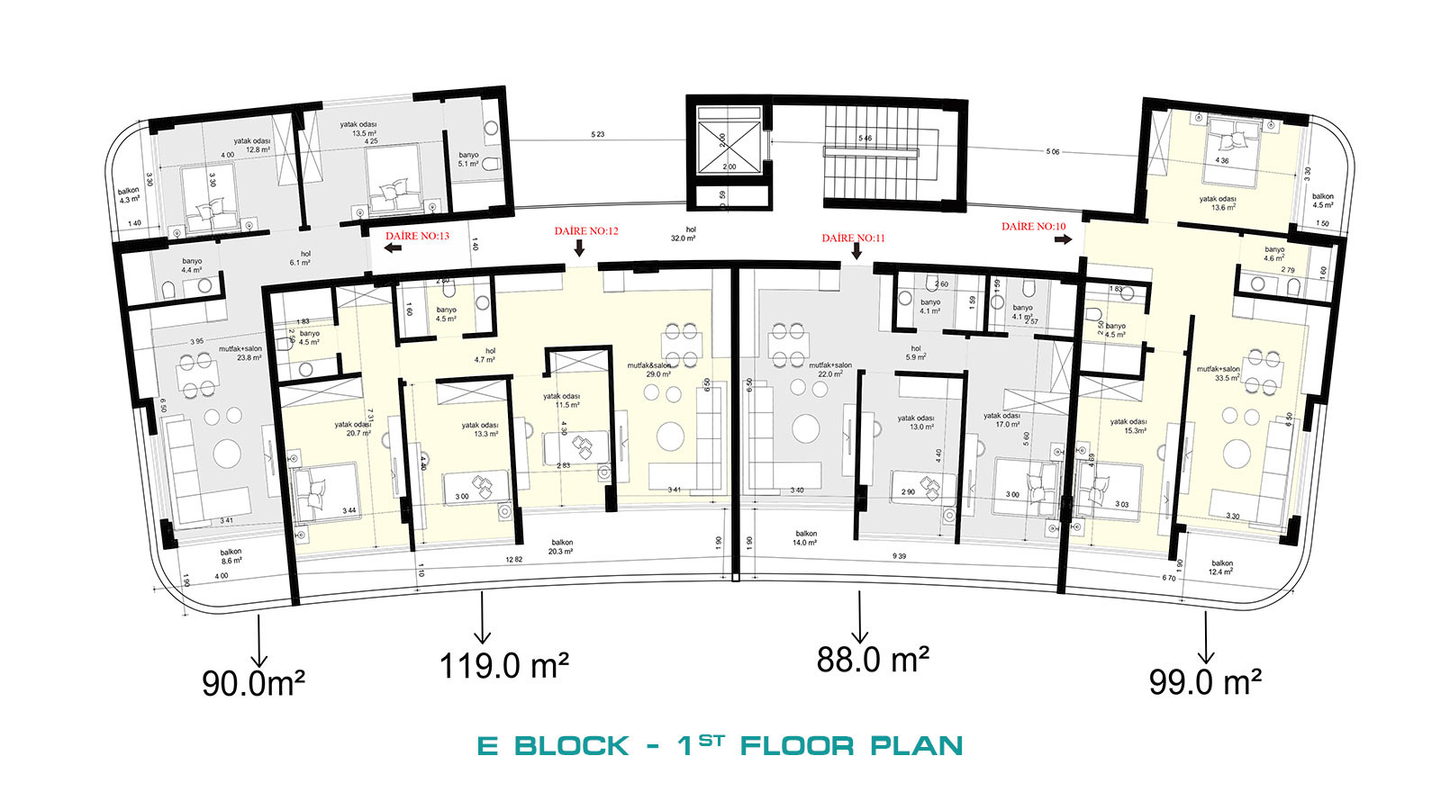 Sol Garden – Exclusive Apartments for Sale in Oba, Alanya, Turkey - 64562