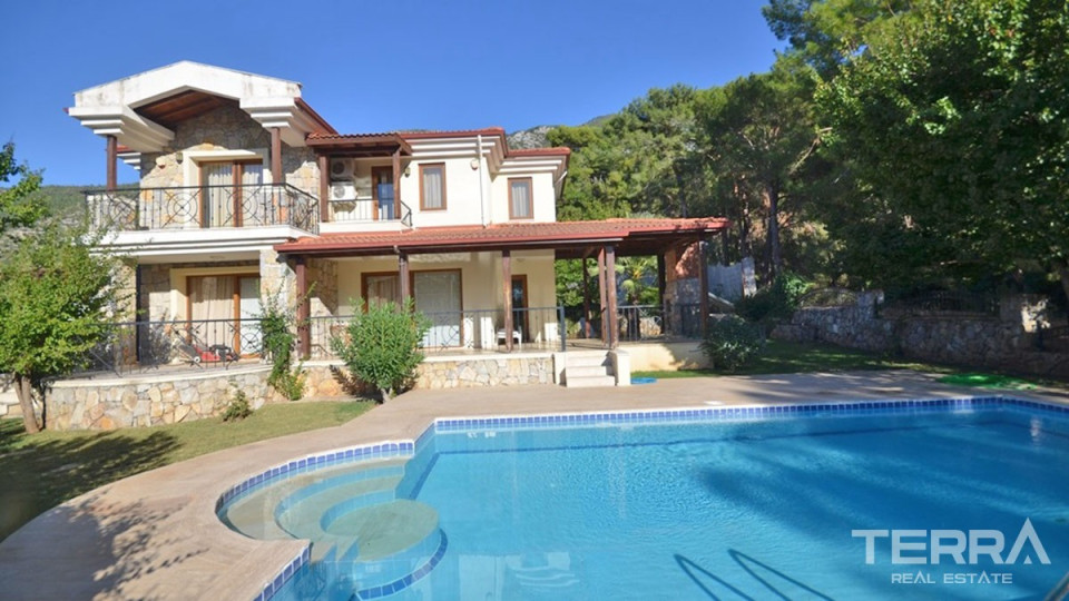 3-bed Villa with Large Swimming Pool Resale in Ovacık Fethiye