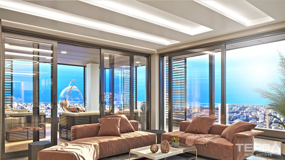 Exclusive Villas with Panoramic Sea View for Sale in Bektaş Alanya