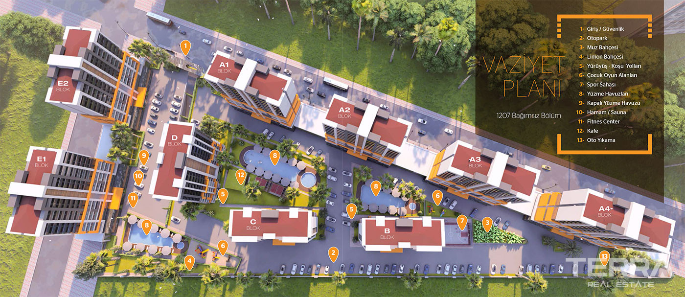 Affordable Resale Apartments with Rich Amenities in 1207 Antalya - 108473