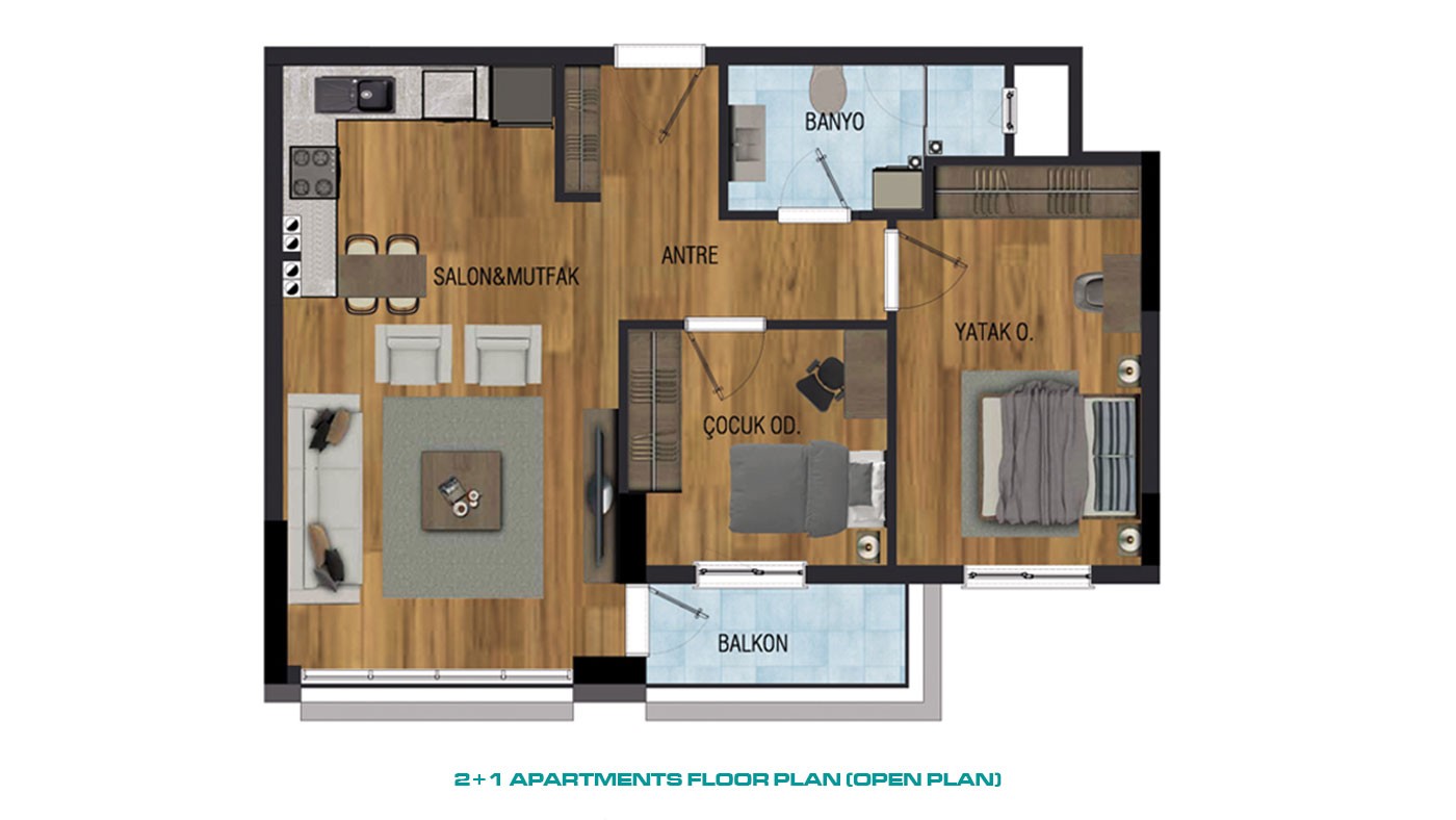 Affordable Resale Apartments with Rich Amenities in 1207 Antalya - 42267