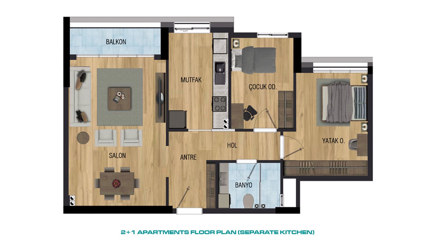 Affordable Resale Apartments with Rich Amenities in 1207 Antalya - 42268