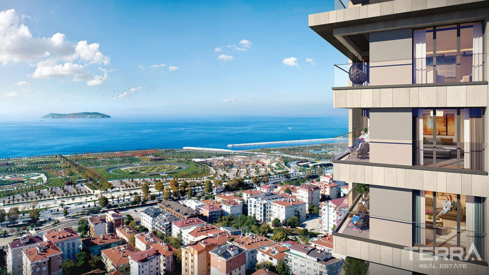 Magnificent Sea View Apartments for Sale in Maltepe Istanbul