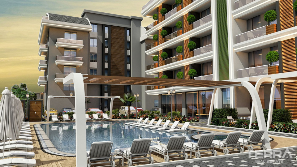 Affordable Apartments within Walking Sea Distance to Buy in Oba Alanya