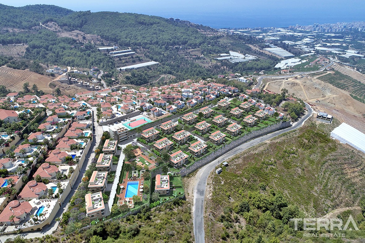 Fantastic Villas with Splendid Nature View for Sale in Alanya Kargıcak - 43512
