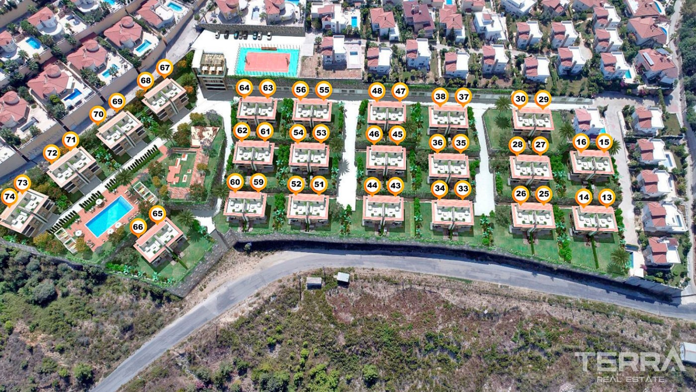 Fantastic Villas with Splendid Nature View for Sale in Alanya Kargıcak - 43516