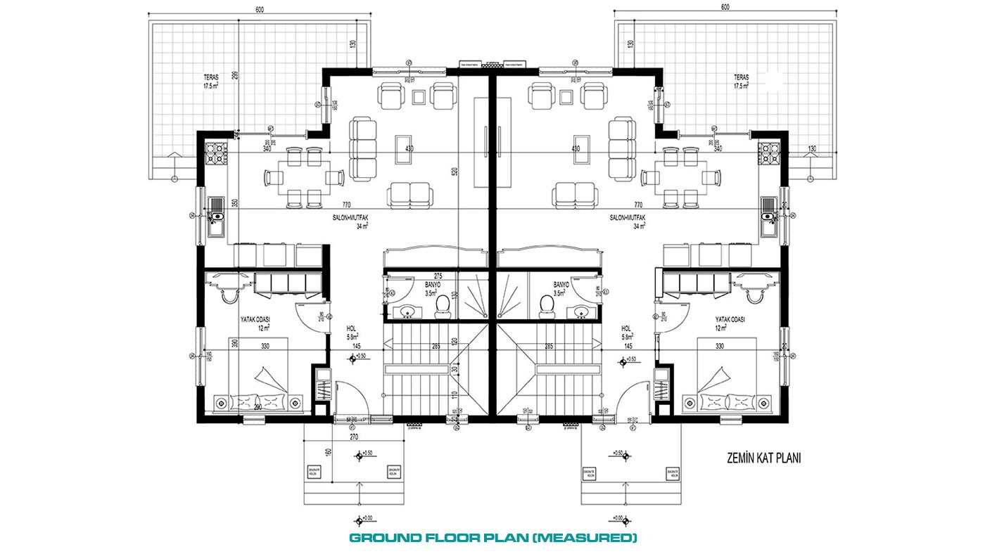 Fantastic Villas with Splendid Nature View for Sale in Alanya Kargıcak - 43525