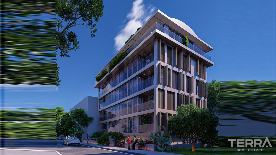 Luxury Flats for Sale in Central Alanya Close to Cleopatra Beach
