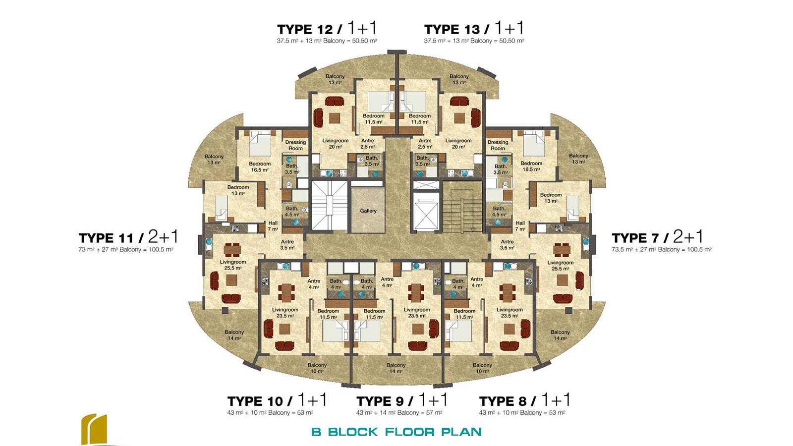 Emerald Towers — Apartments for Sale in Avsallar, Alanya, Turkey - 444