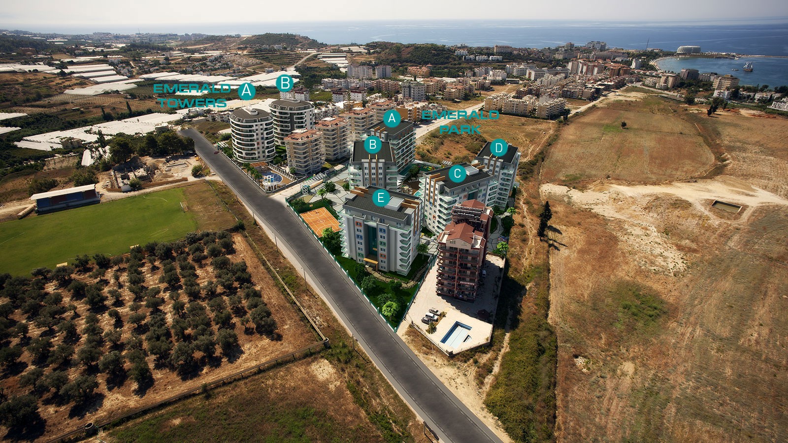 Emerald Towers — Apartments for Sale in Avsallar, Alanya, Turkey - 452