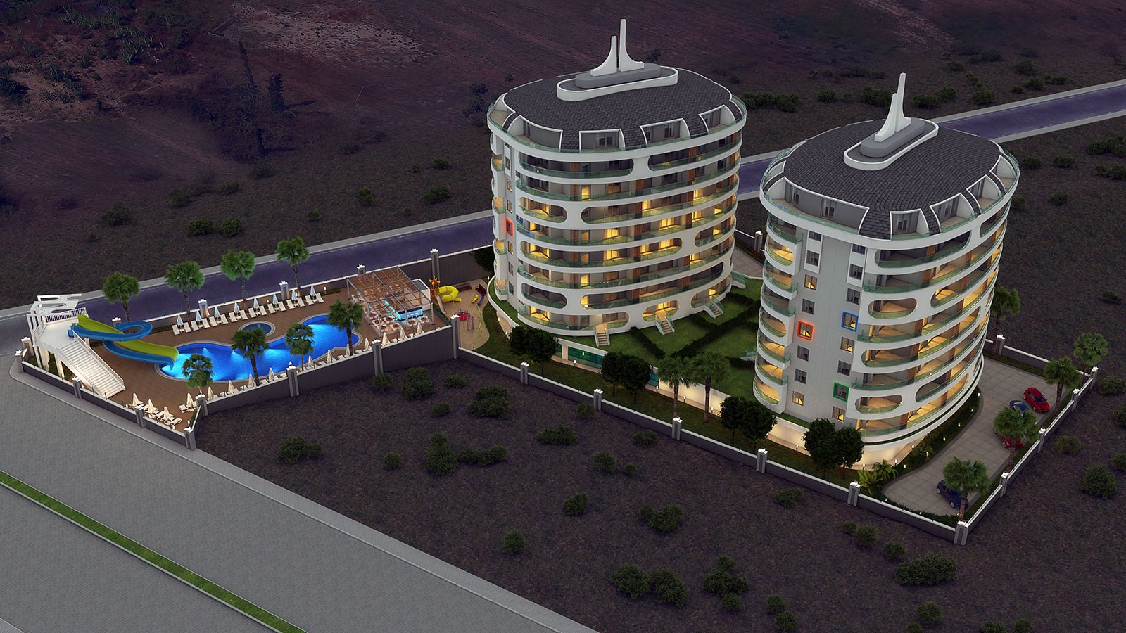Emerald Towers — Apartments for Sale in Avsallar, Alanya, Turkey - 456
