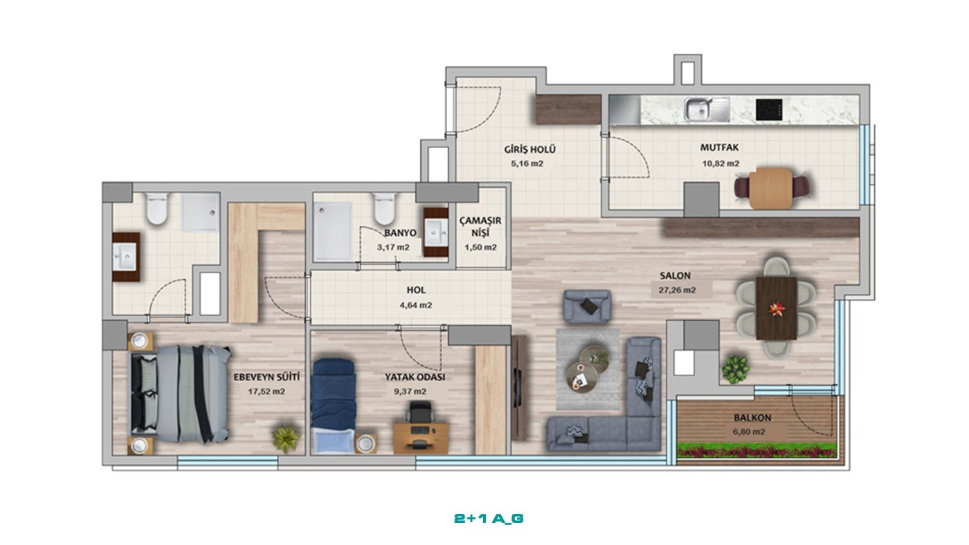 Luxury Apartments with Green Energy for Sale in Istanbul Ümraniye - 44461