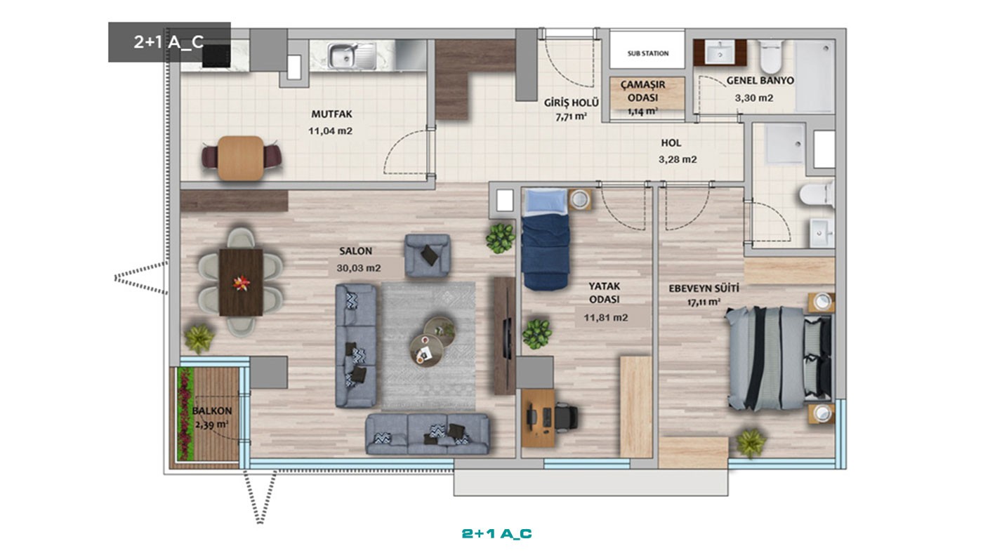 Luxury Apartments with Green Energy for Sale in Istanbul Ümraniye - 44462