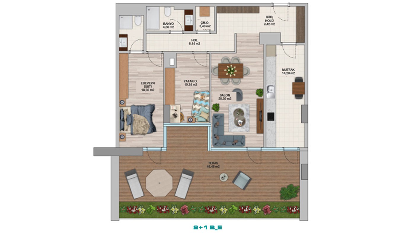 Luxury Apartments with Green Energy for Sale in Istanbul Ümraniye - 44464